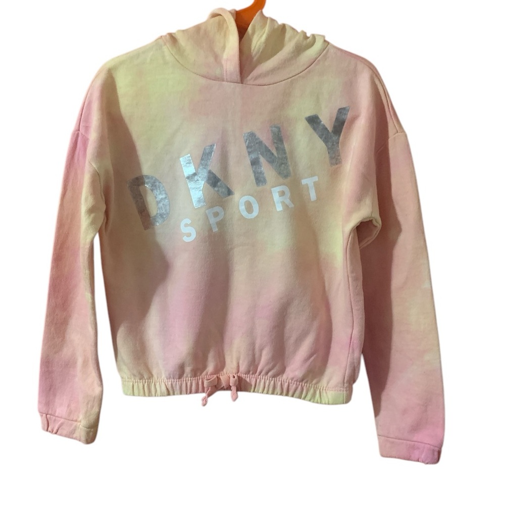 DKNY Sport Tie-Dye Hoodie Sweatshirt Girls 6